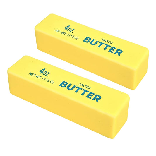 Realistic Slow-Rising Butter Squishy – Set of 2