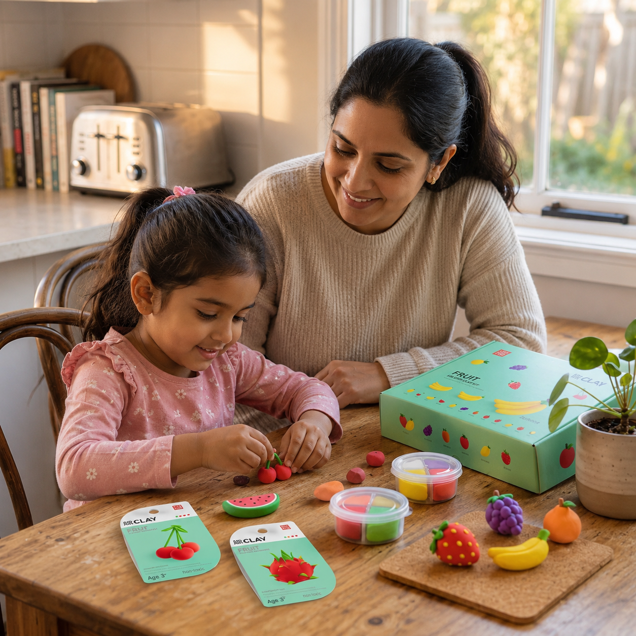DIY Fruit Air Dry Clay Kit