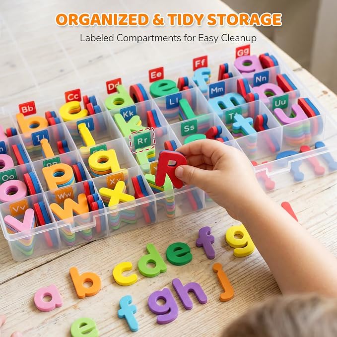 Magnetic Alphabet Letters Learning Kit (234 Pieces)
