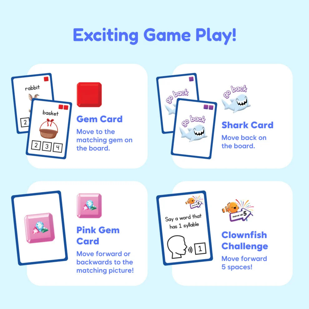 Squishyland – Interactive Phonics & Reading Board Game