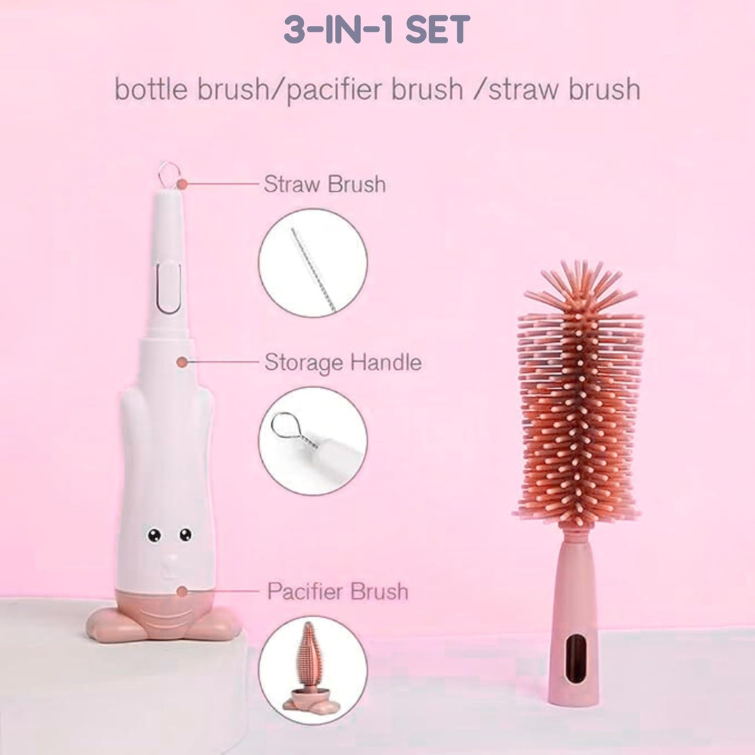 Portable Multifunctional Baby Bottle Brush