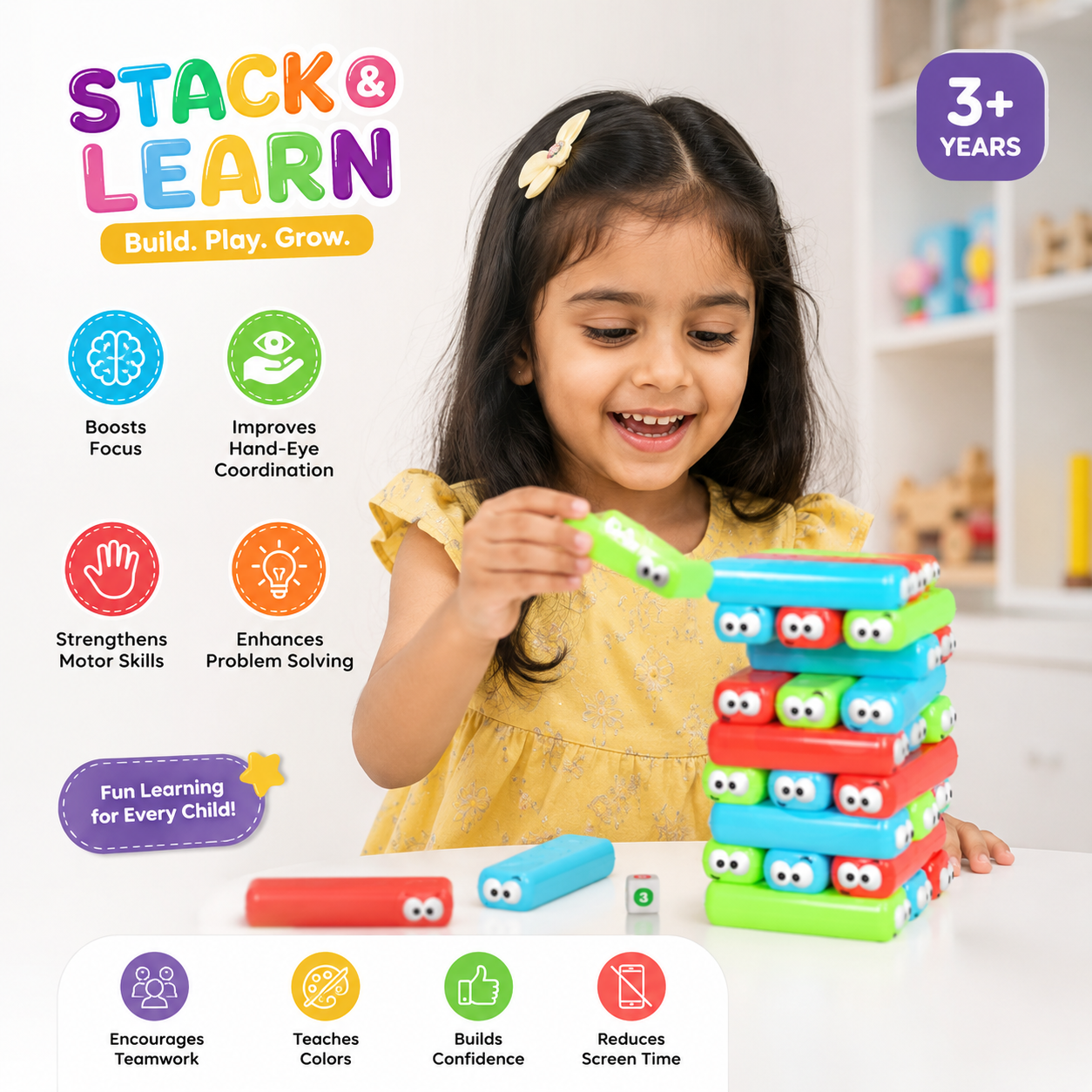 Wobble Stack Balance Tower