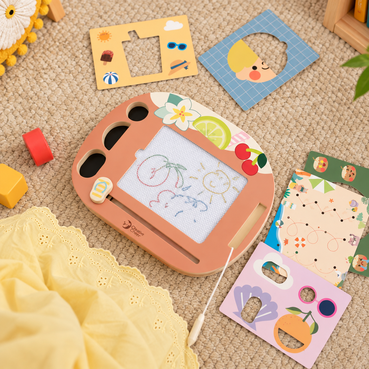 Coconut Magnetic Drawing & Creative Activity Board