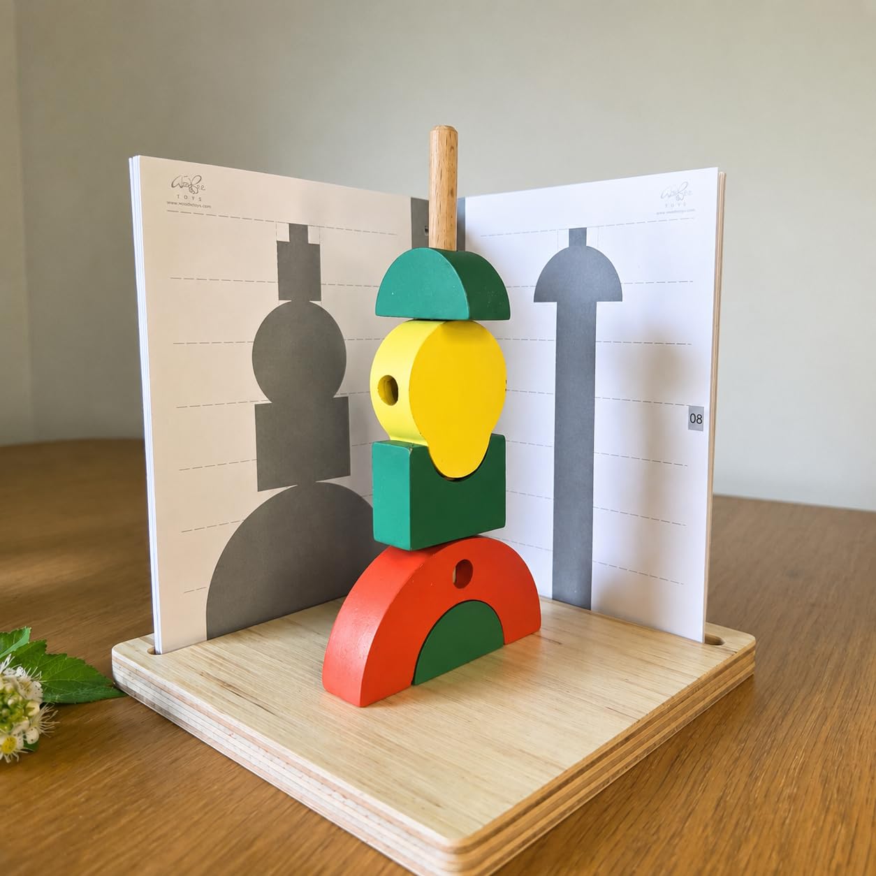 Interactive Educational Wooden Logic Game