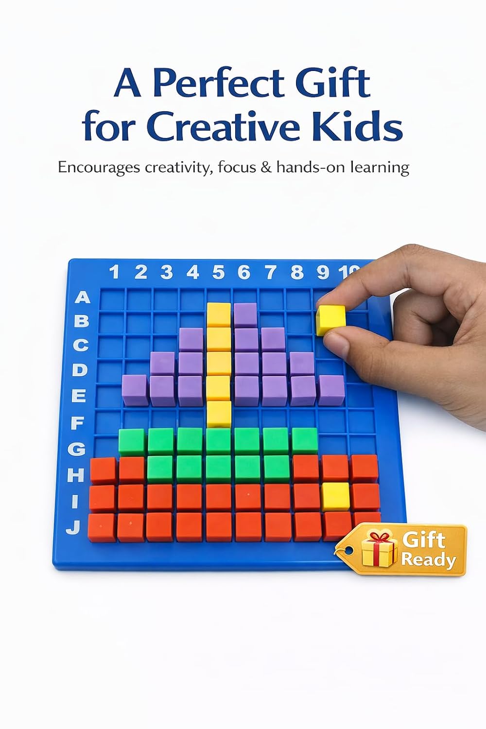 Pixel Art Creator STEM Puzzle Kit for Kids