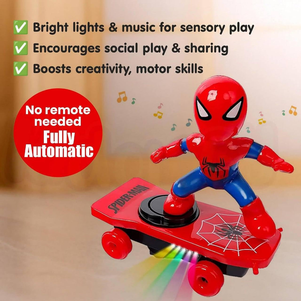 Spider-Man Stunt Scooter & Skateboard