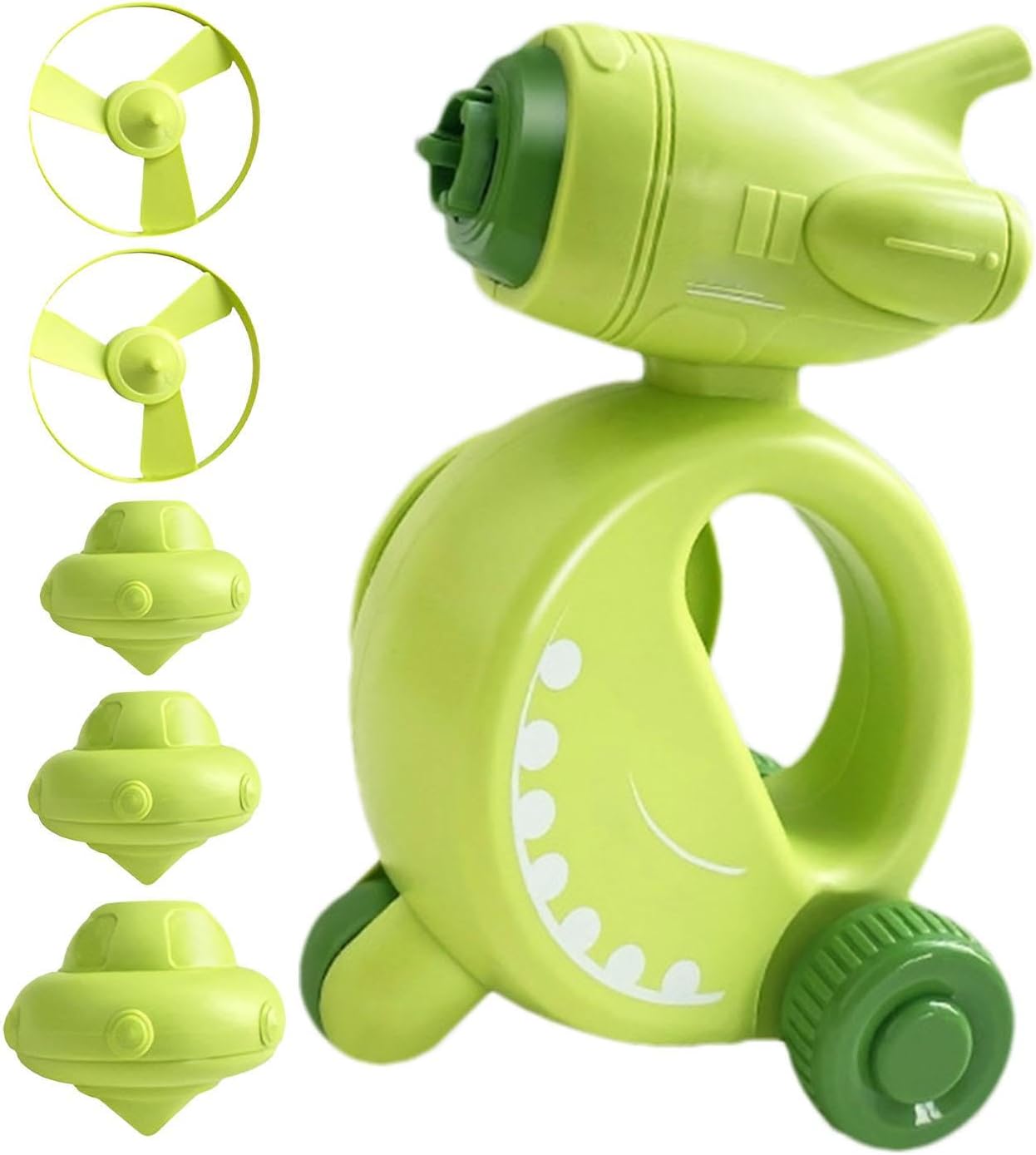 5-in-1 Gyro Whistle Flying Disc Launcher Toy