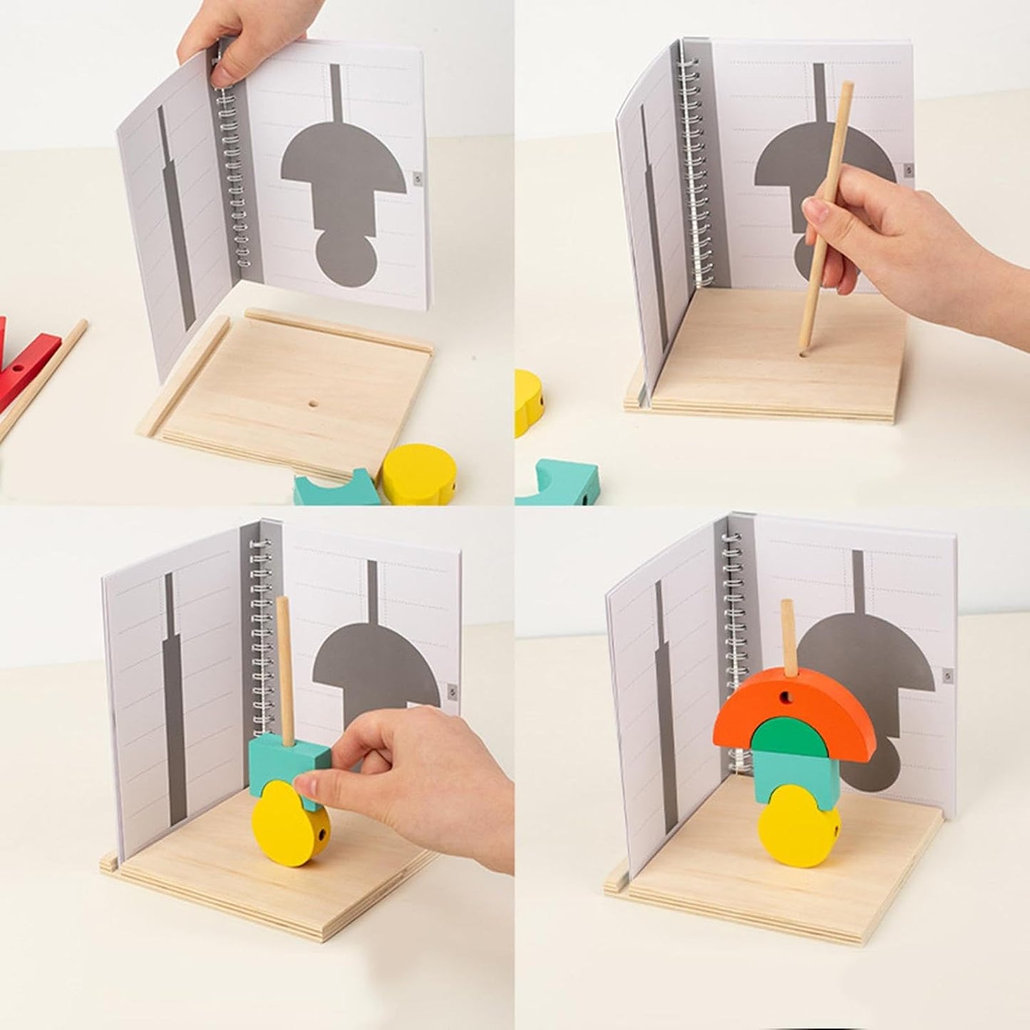 Interactive Educational Wooden Logic Game