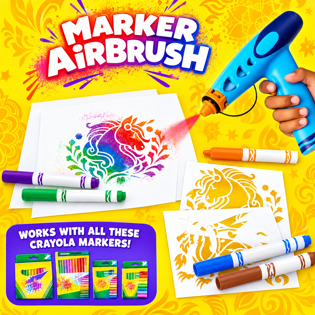 SprayArt Creative Airbrush Kit