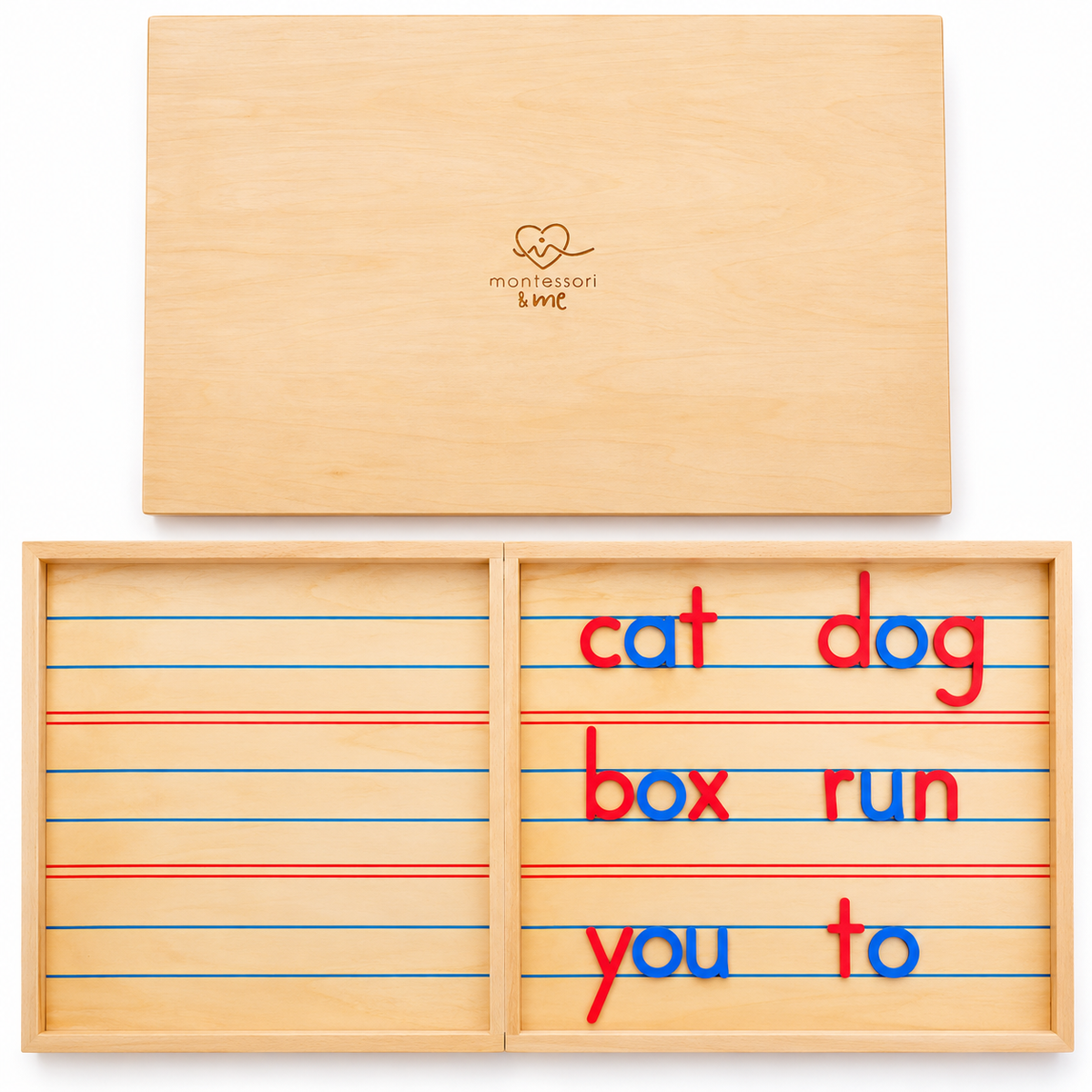 Movable Wooden Alphabet Learning Set