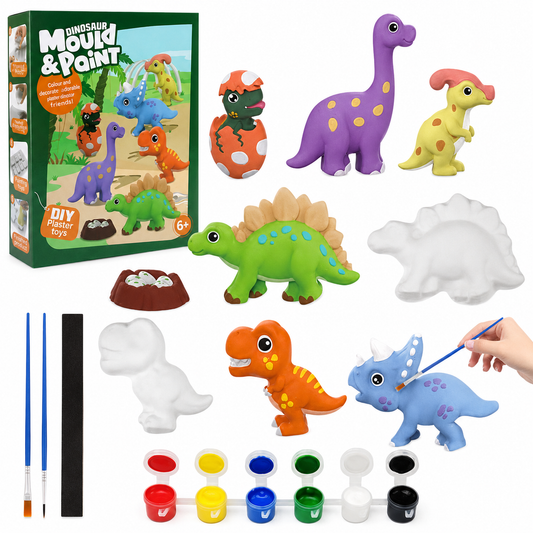 DIY Dinosaur Plaster Craft Set