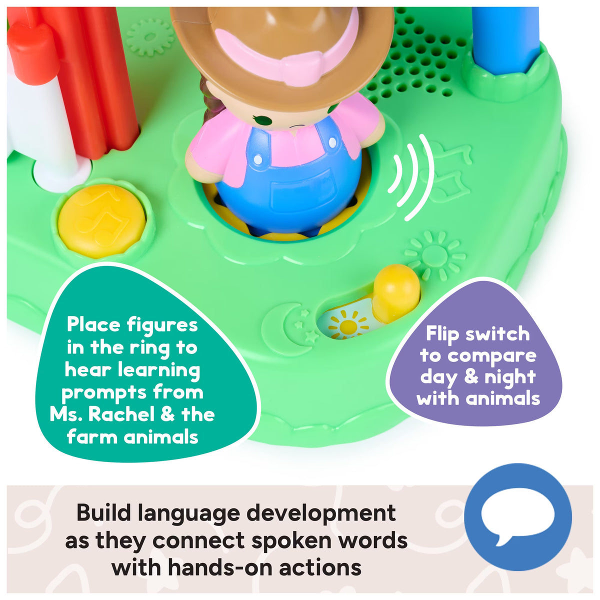 Interactive Learning Farm Playset with Songs & Animal Figures