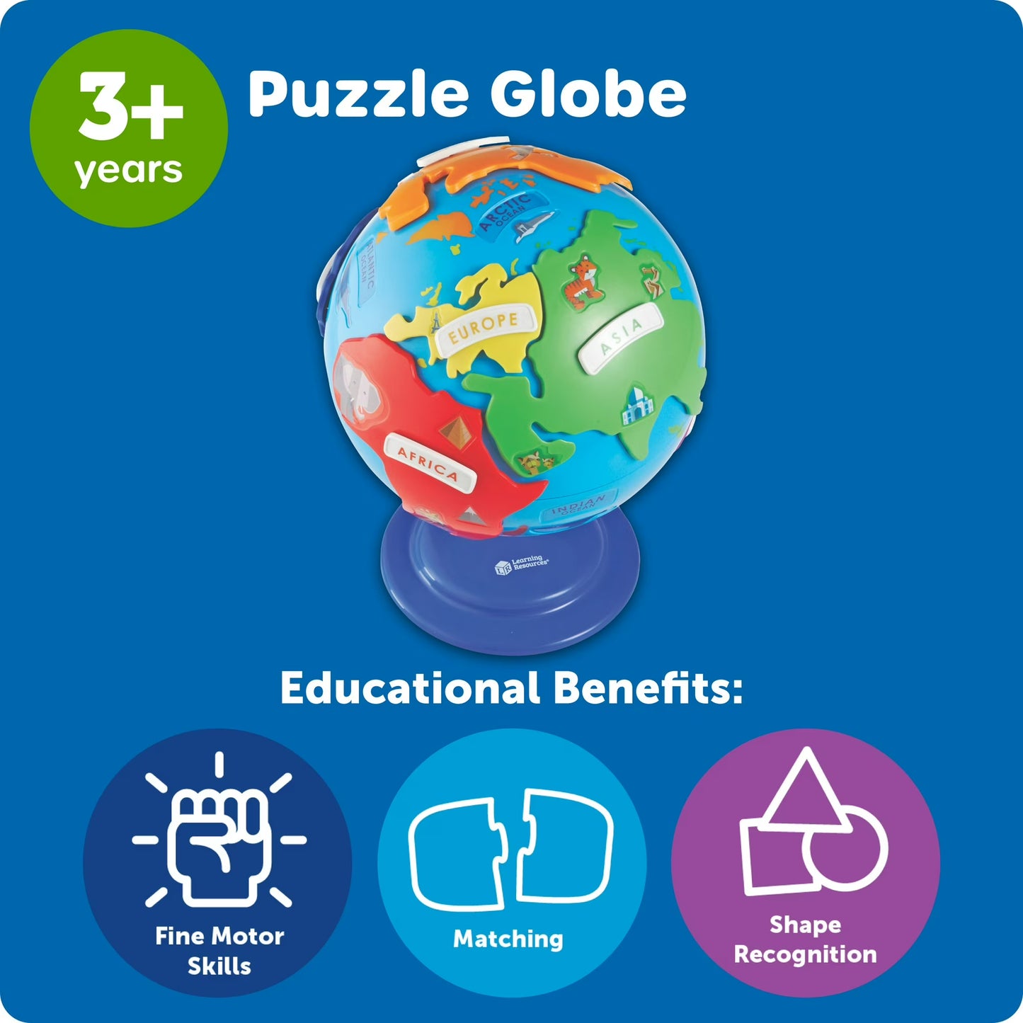 Interactive Puzzle Globe Toy for Kids