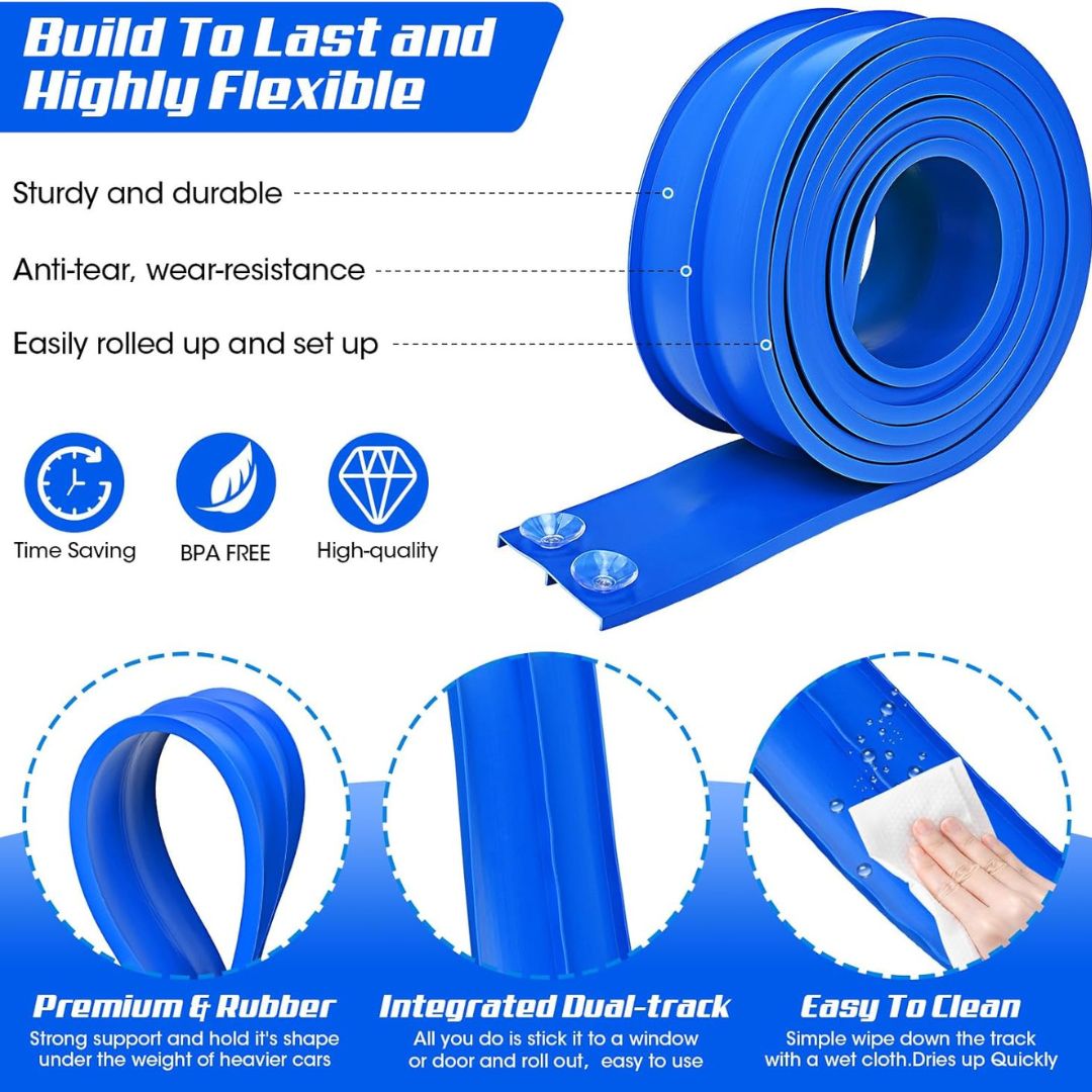 15 ft Flexible Double-Sided Racetrack Toy