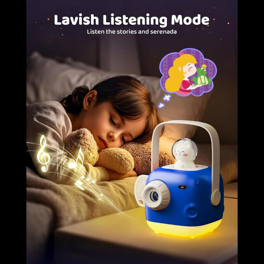 Bluetooth Storybook Projector & Nightlight for Kids