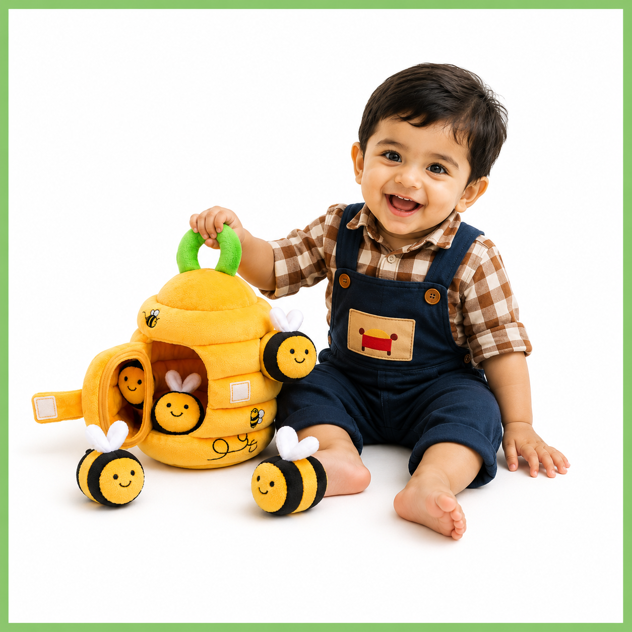Montessori Baby Beehive Plush Toy Set