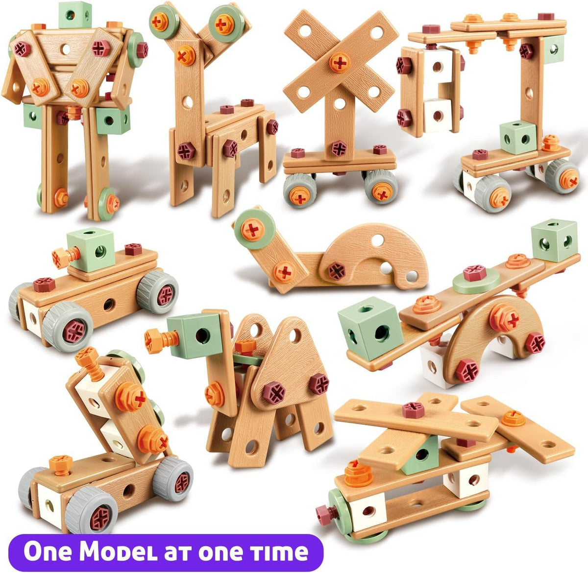 Creative Construction Tool Set - 158-Piece