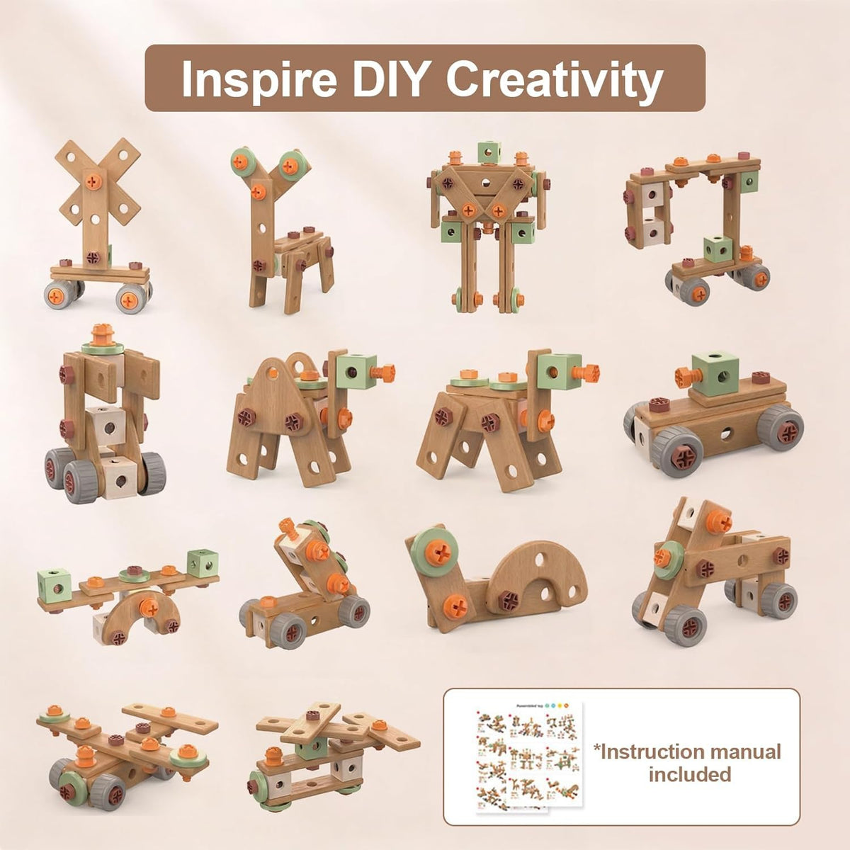 Creative Construction Tool Set - 158-Piece