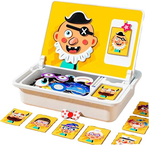 Magnetic Face Puzzle Board