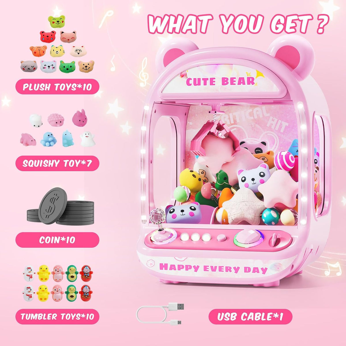 Mini Claw Machine Arcade Game