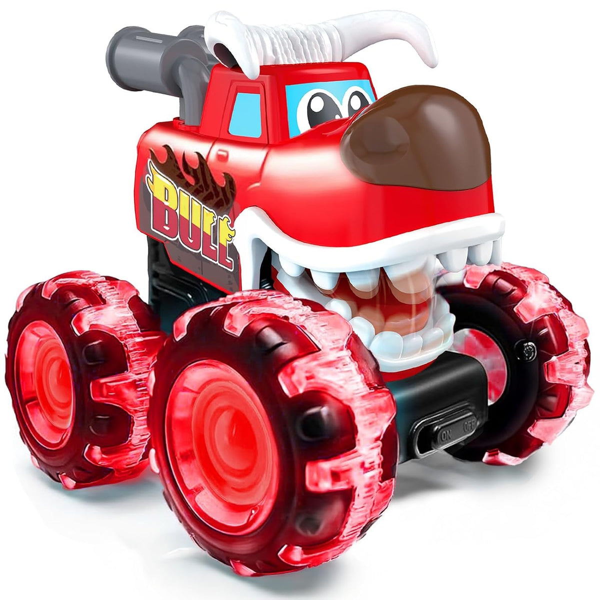 Glowing Monster Big Wheel Toy Car