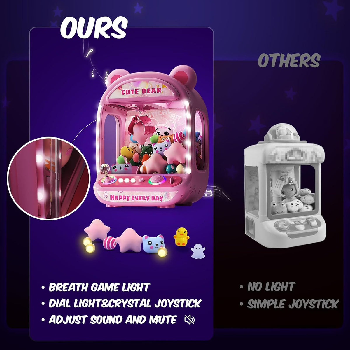 Mini Claw Machine Arcade Game