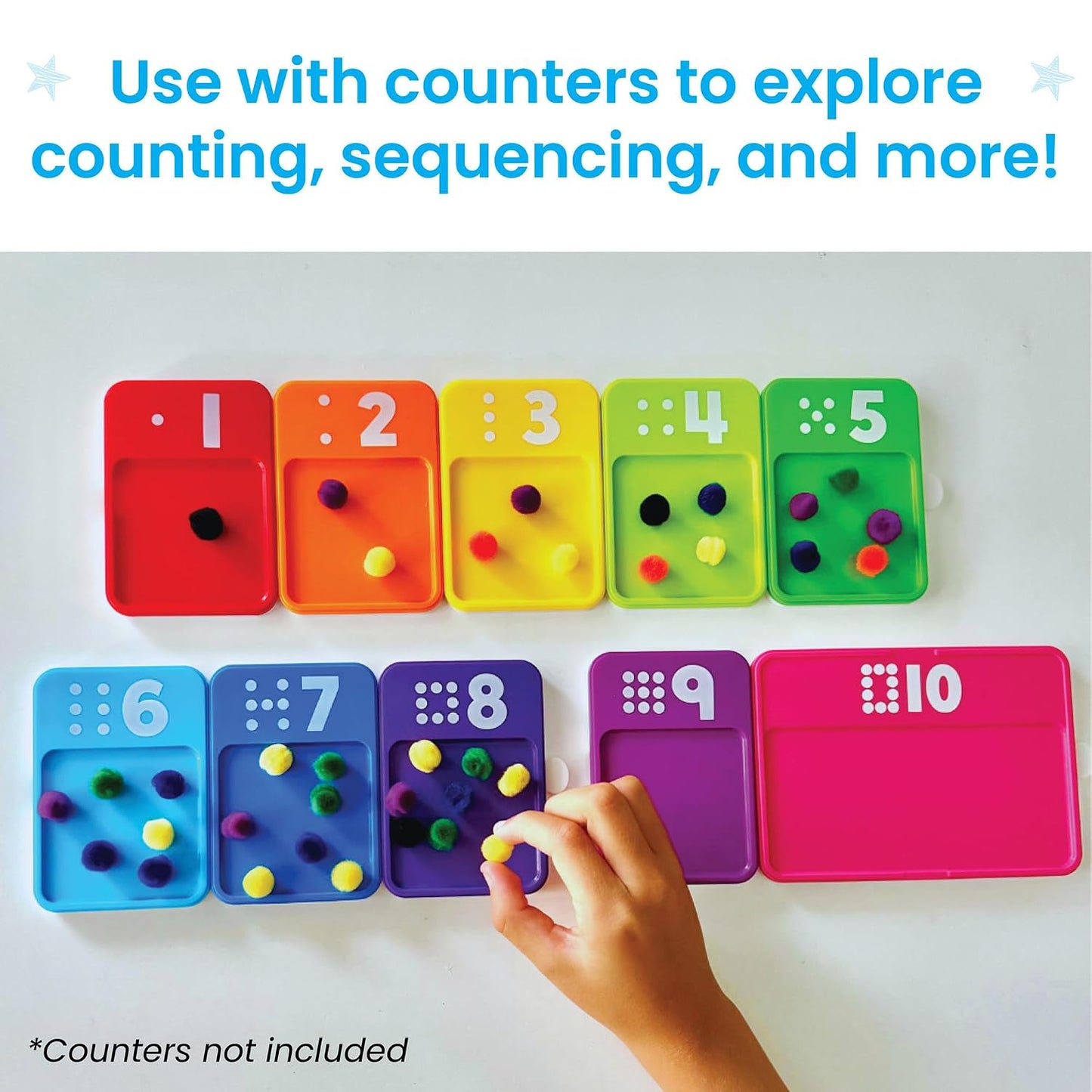 Sensory Number Trays