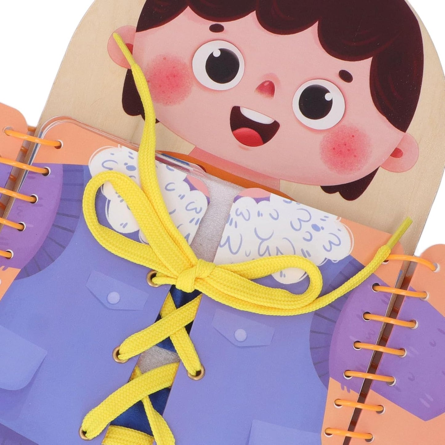 Learning Dress Board – Montessori Life Skills Activity Toy