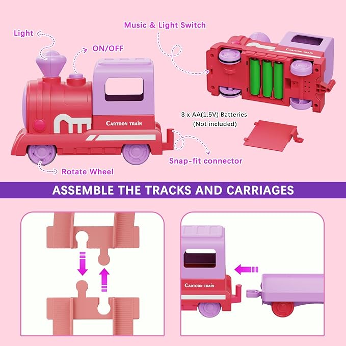 Farm Animal Train Set