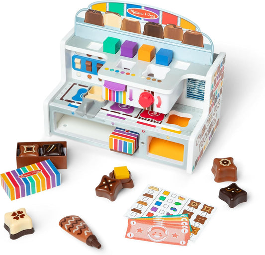 Wooden Chocolate Factory Pretend Play Set