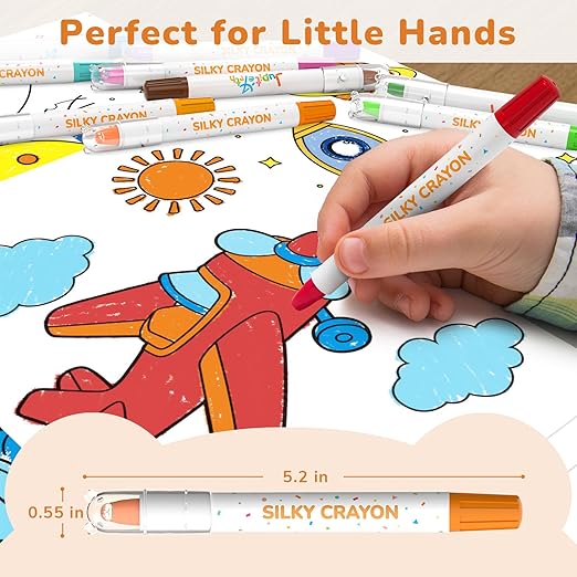 Jumbo Washable Toddler Crayons Set of 36-Colour