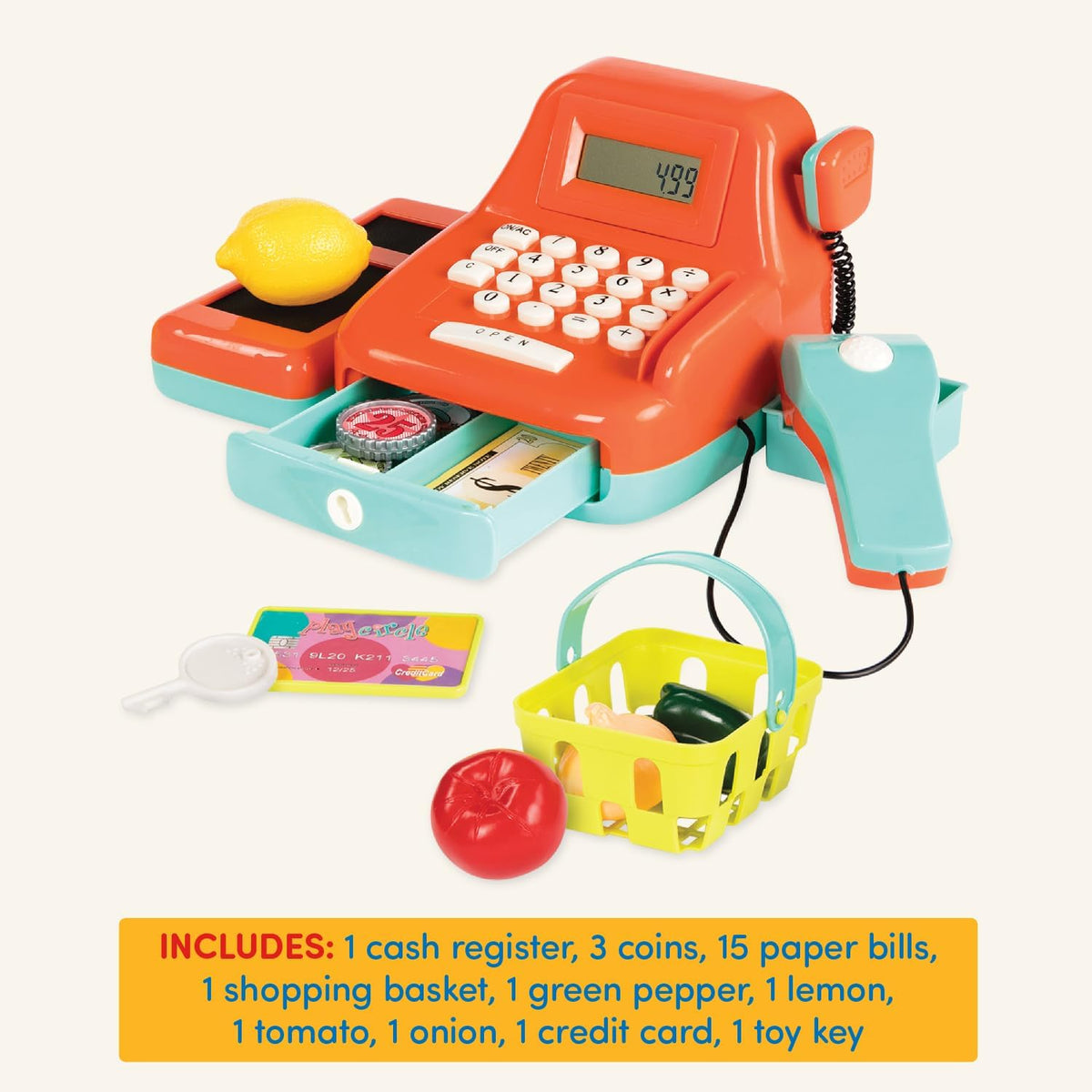 Interactive Pretend Play Cash Register