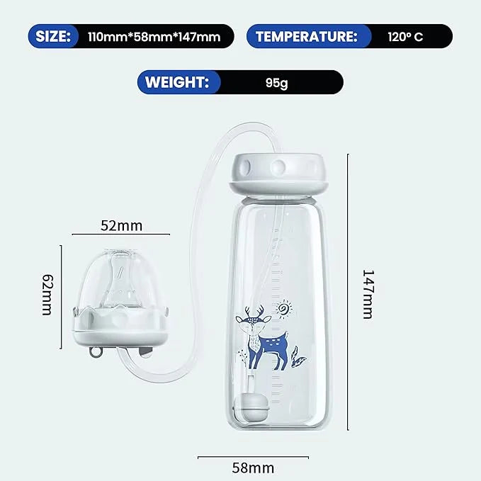 Hands-Free Baby Feeder Bottle