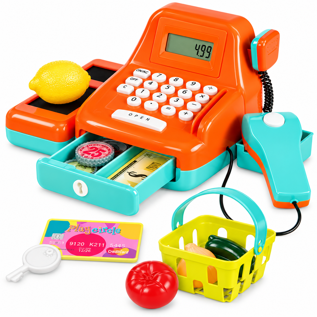Interactive Pretend Play Cash Register
