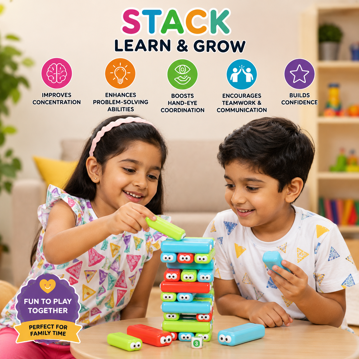 Wobble Stack Balance Tower