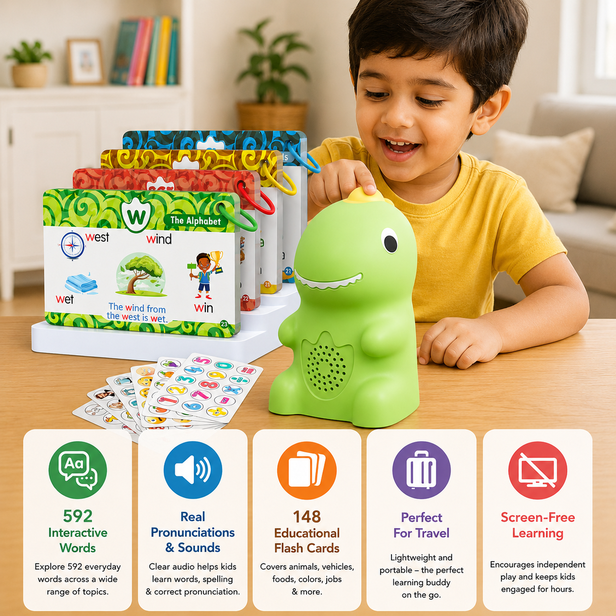 Talking Flash Cards Learning Toy