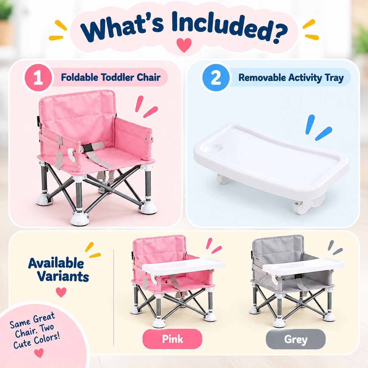 Foldable Toddler Travel & Camping Chair