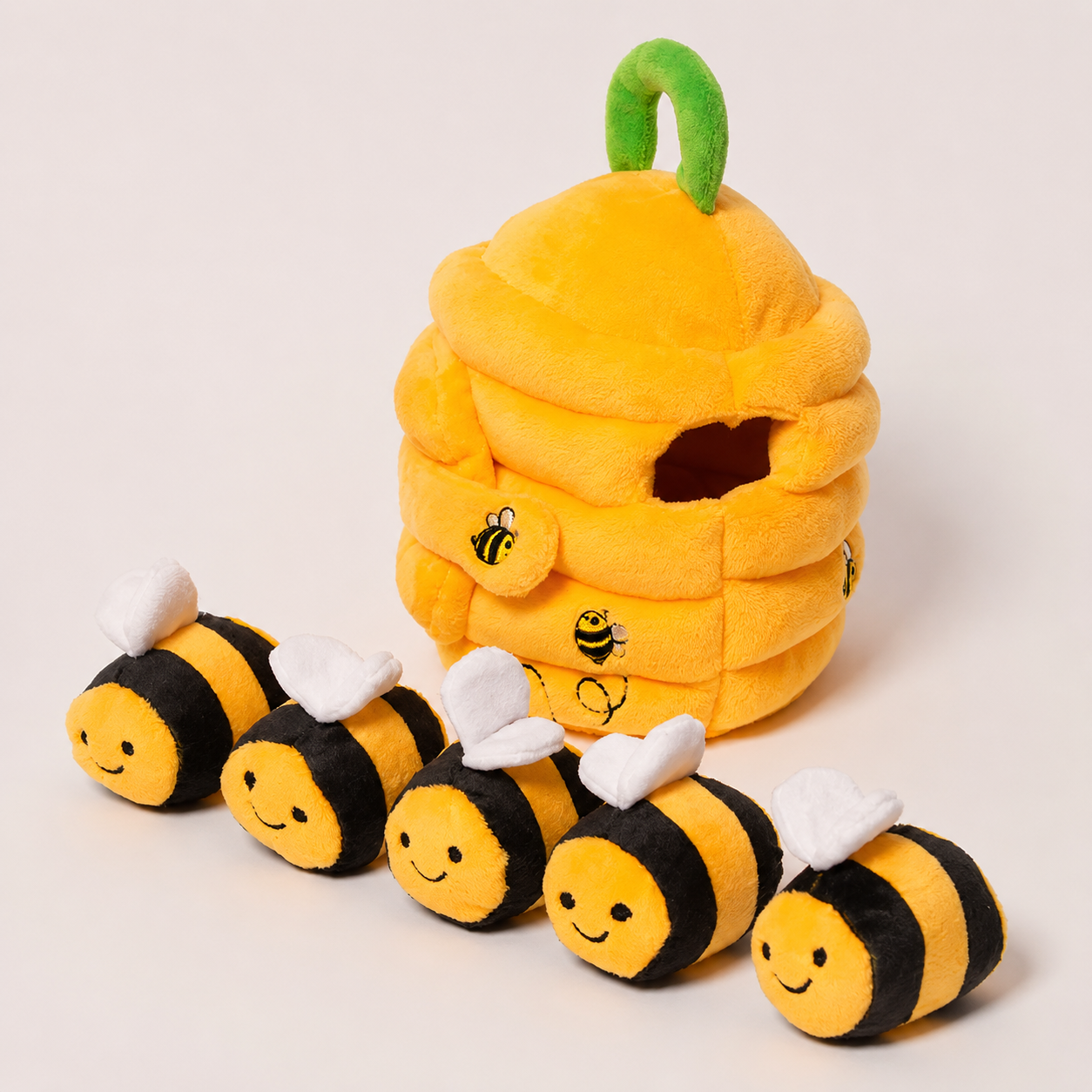 Montessori Baby Beehive Plush Toy Set