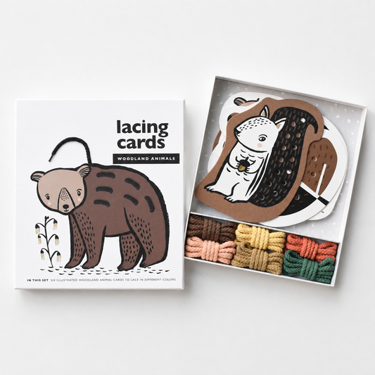 Woodland Animal Lacing Cards