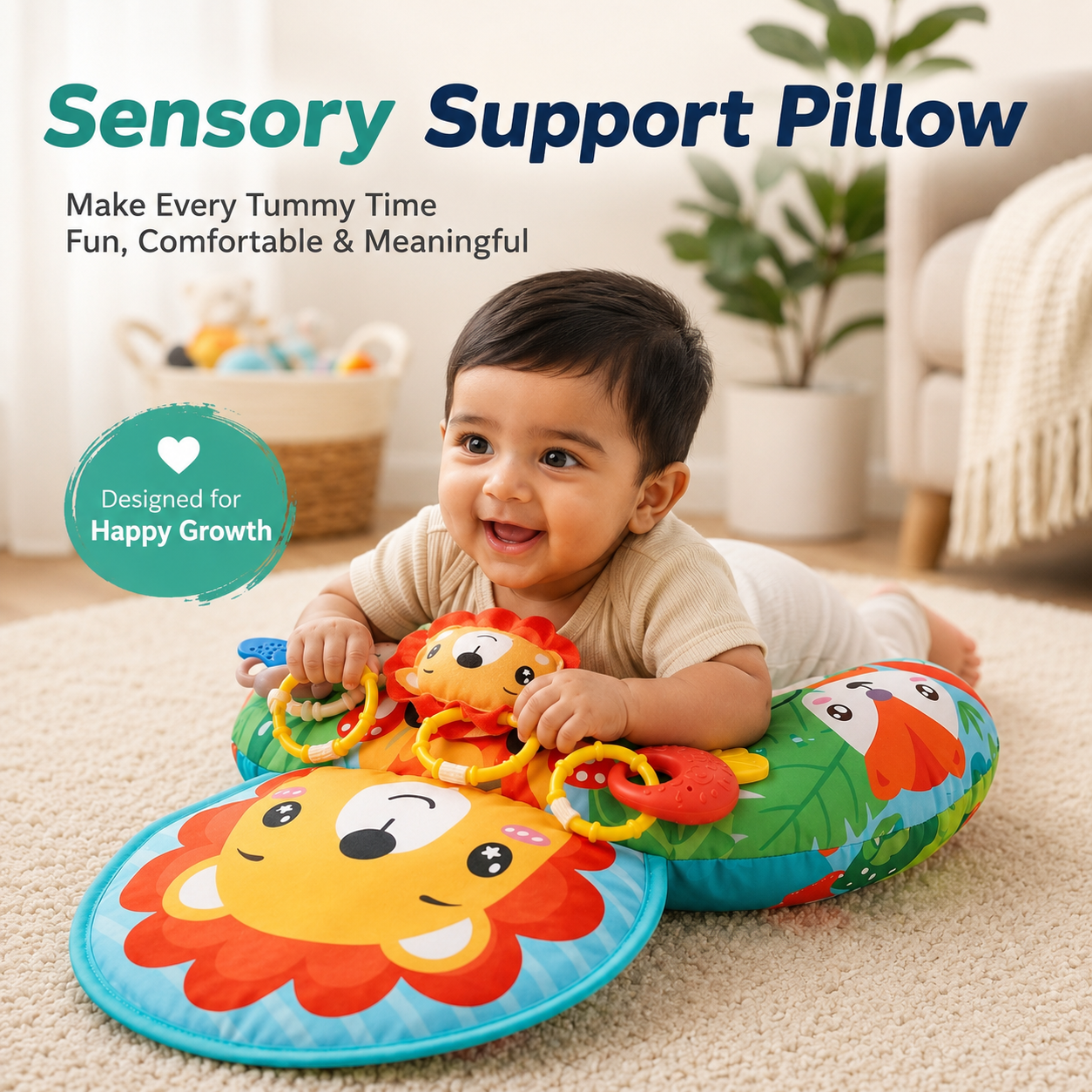 CuddleCrawl Support Pillow