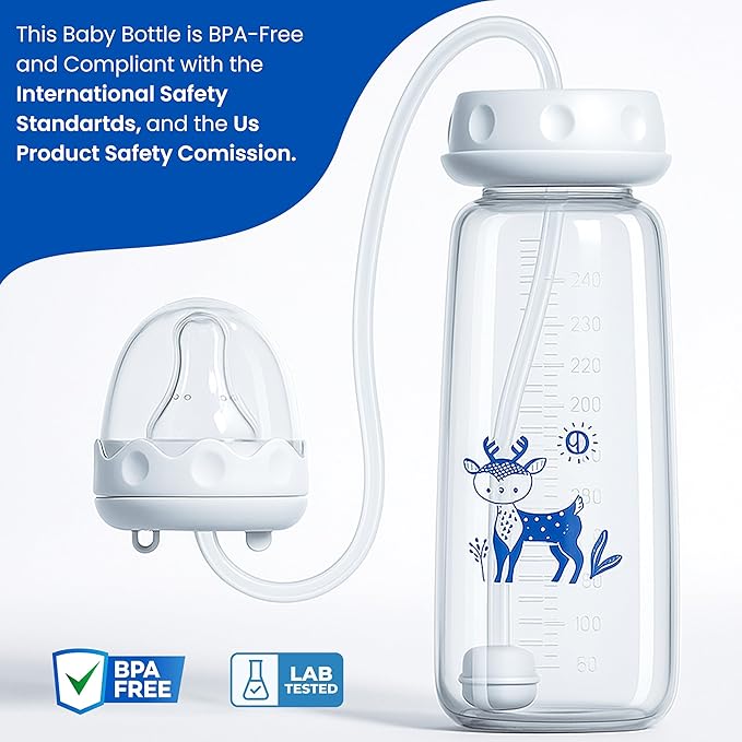 Hands-Free Baby Feeder Bottle