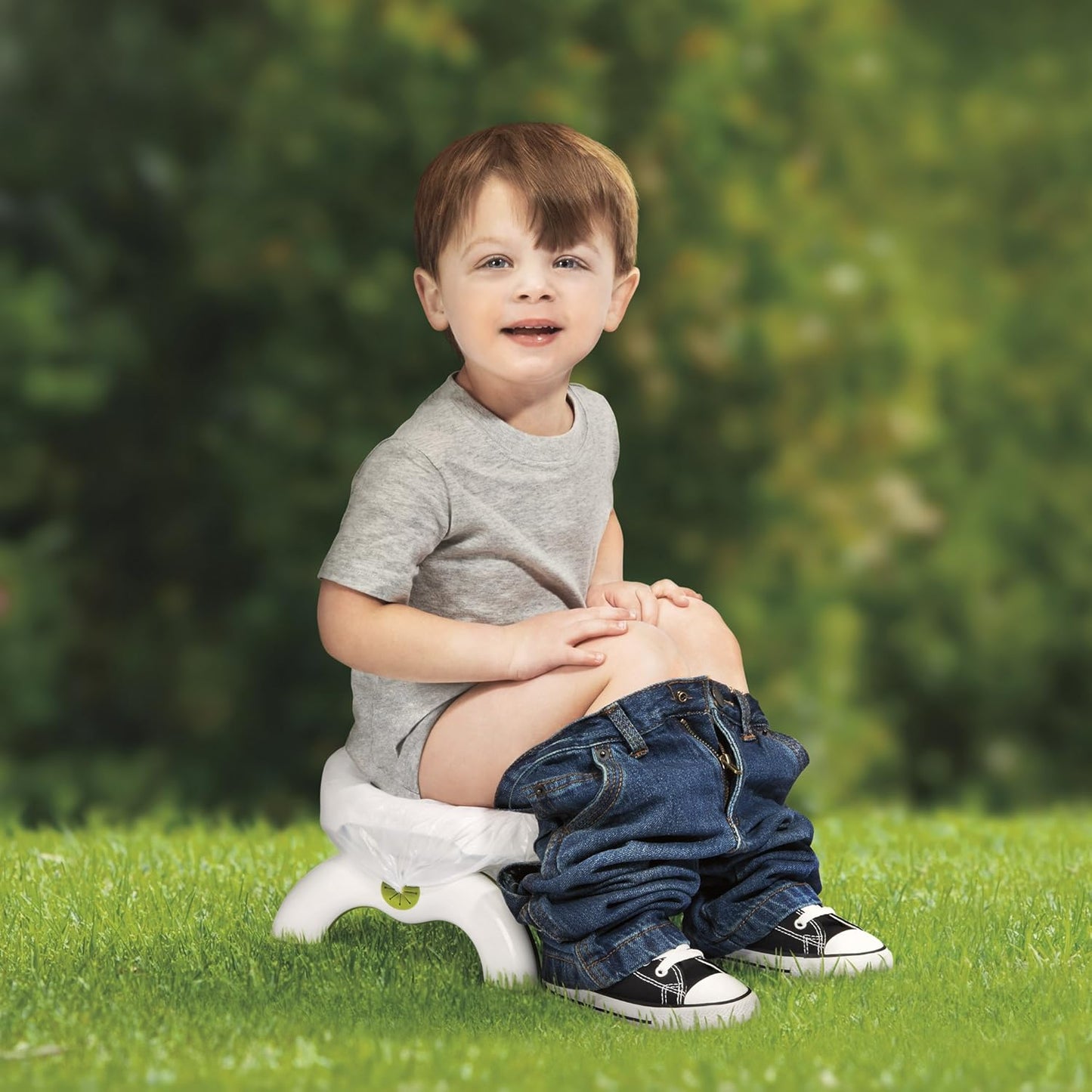 2-in-1 Go Potty Baby Toilet Seat for Outdoor Travel