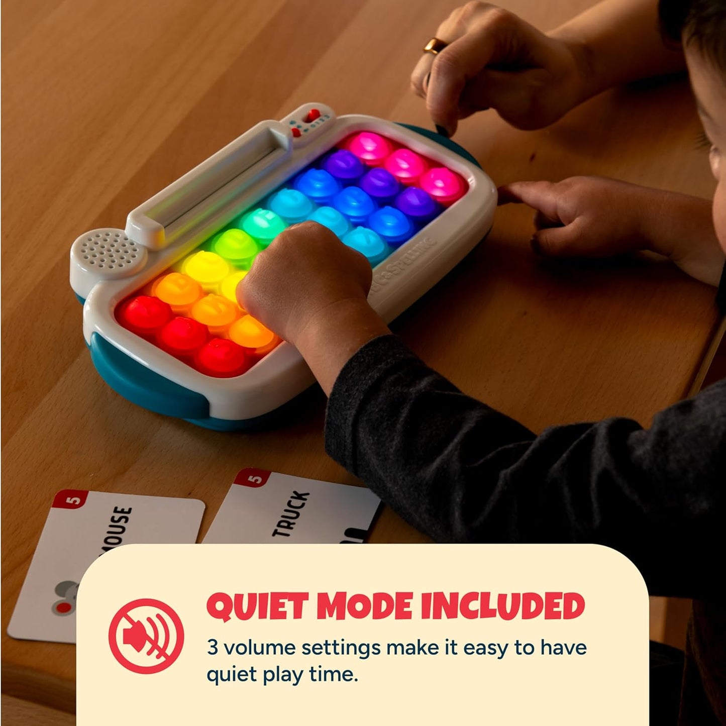 Pop & Learn ABC Spelling Keyboard – Interactive Screen-Free Educational Toy