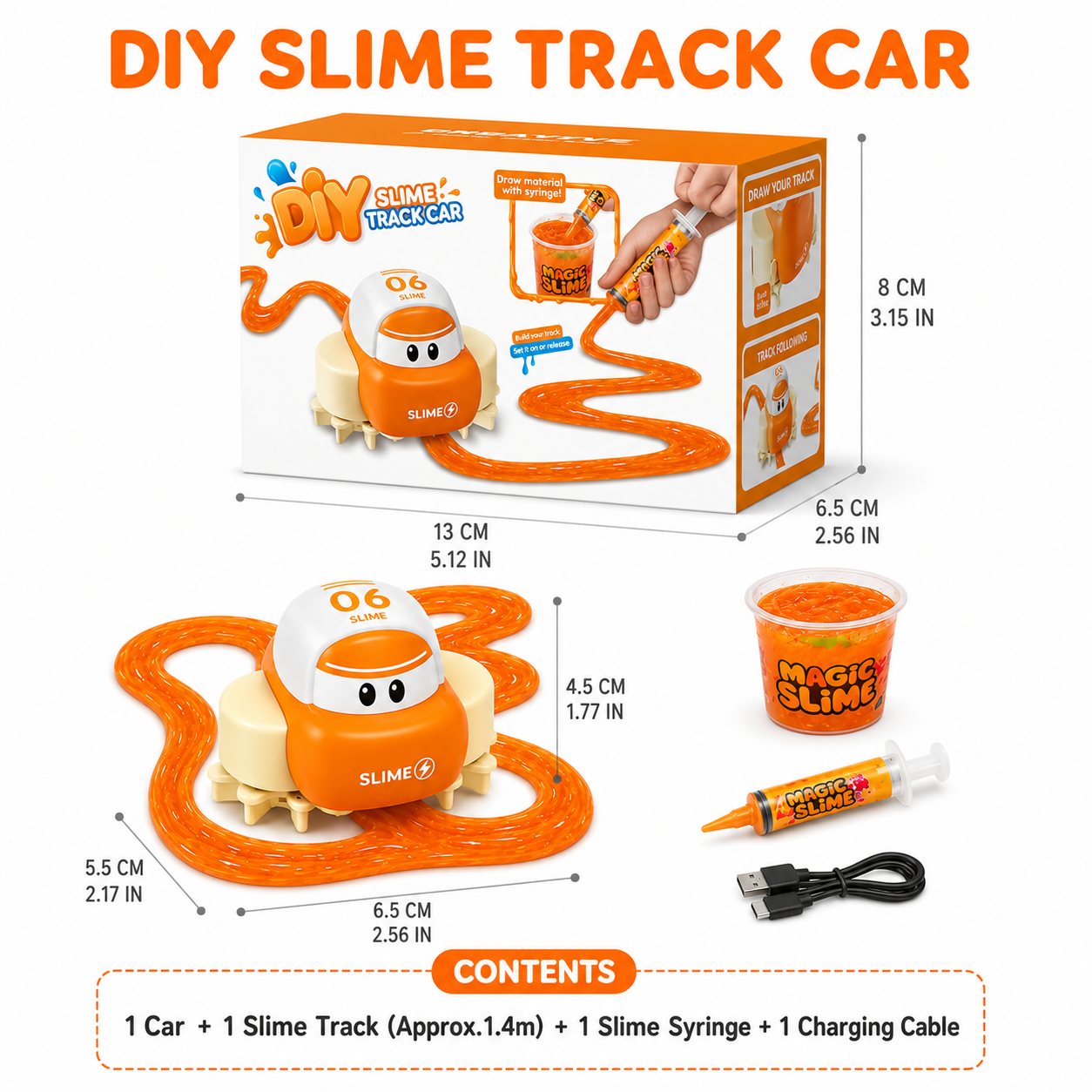 DIY Slime Track Car