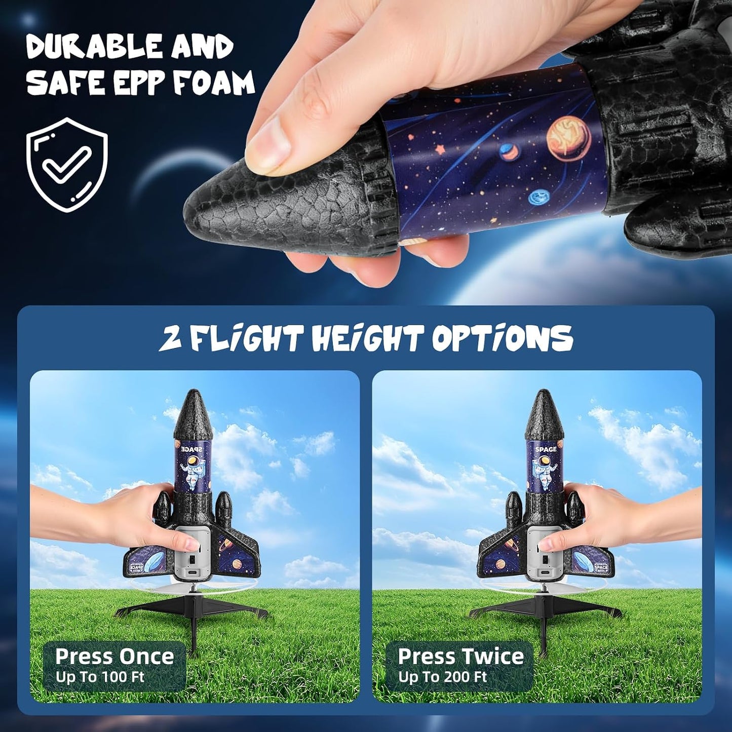 Electric Rocket Launcher for Kids