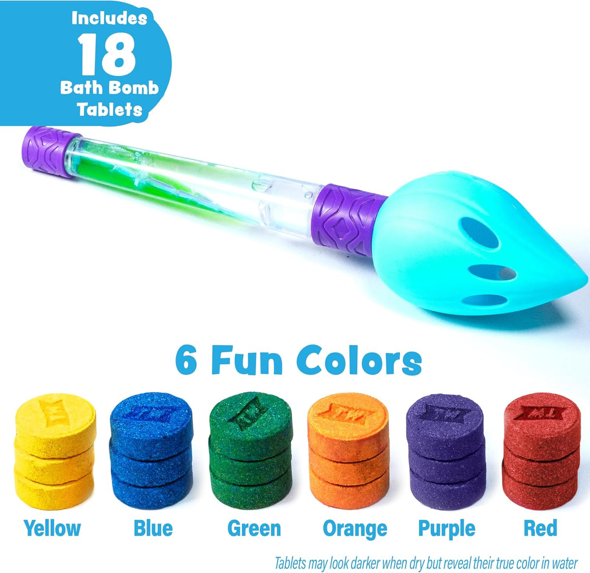 Kids Bath Color Paint Brush Set