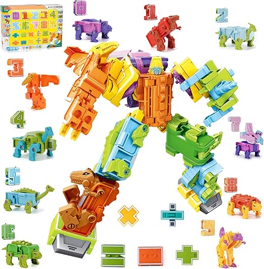 10-in-1 Transformer Robot Action Figure Toy