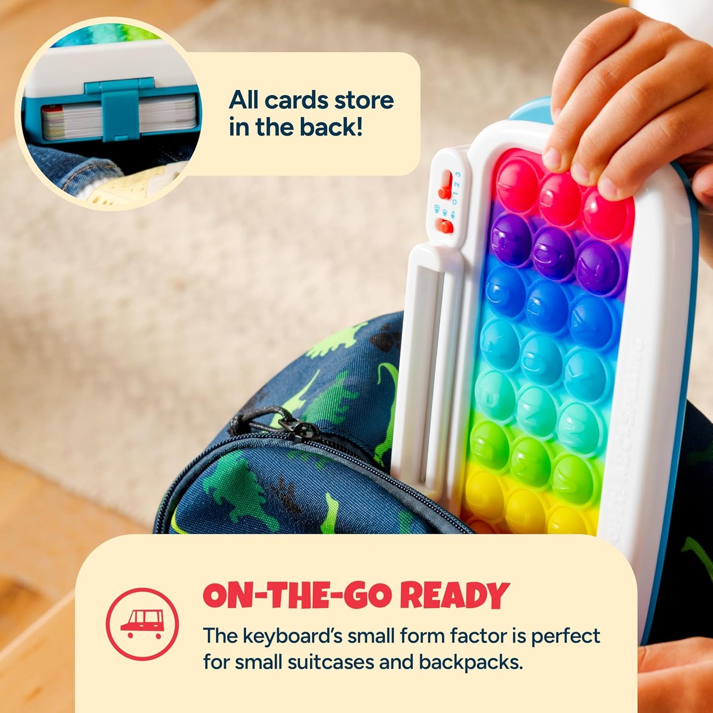 Pop & Learn ABC Spelling Keyboard – Interactive Screen-Free Educational Toy