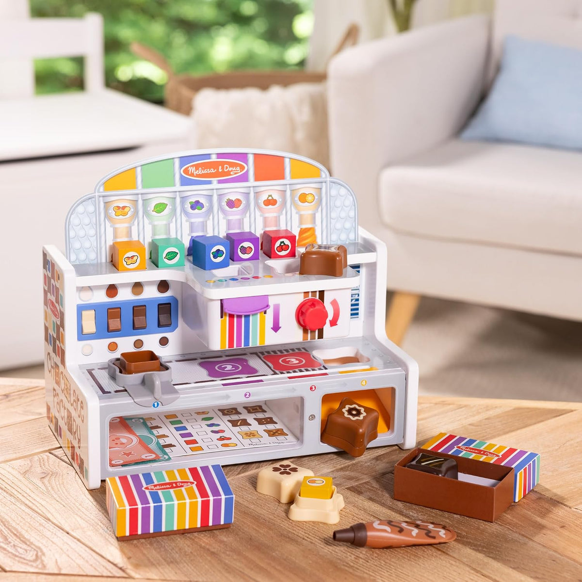 Wooden Chocolate Factory Pretend Play Set