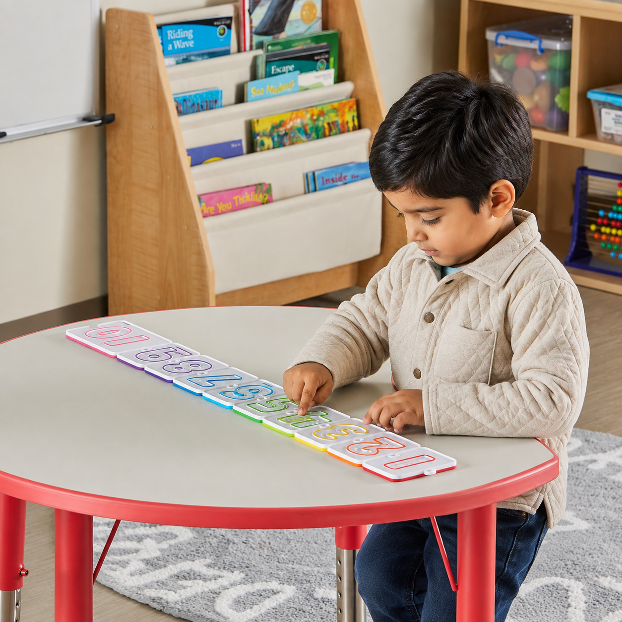 Sensory Number Trays